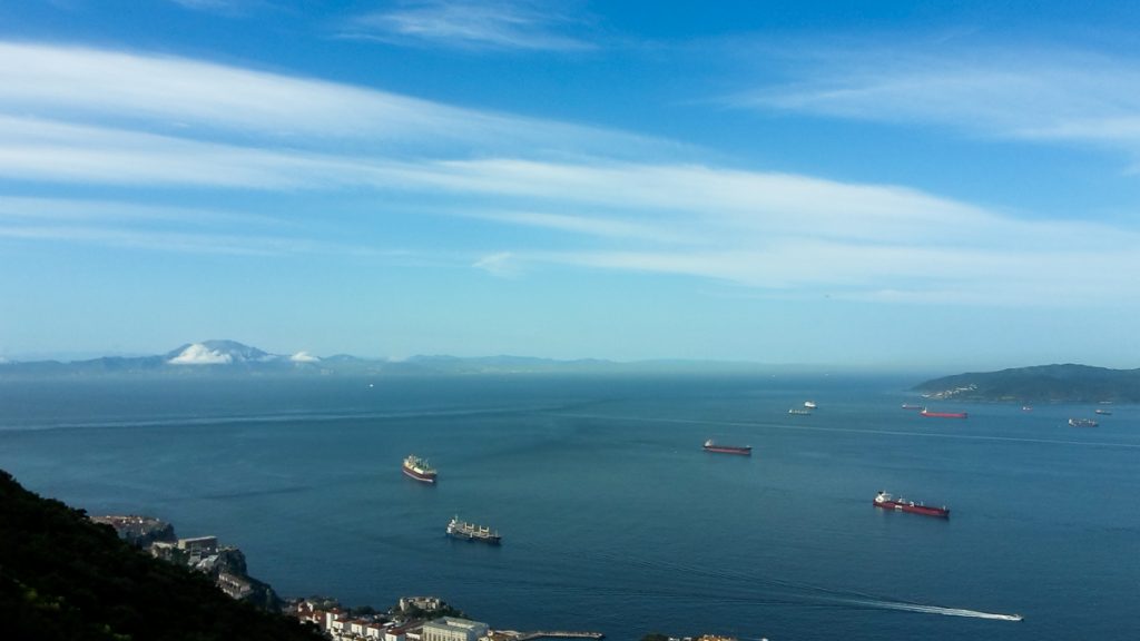 The oceanview in Gibraltar