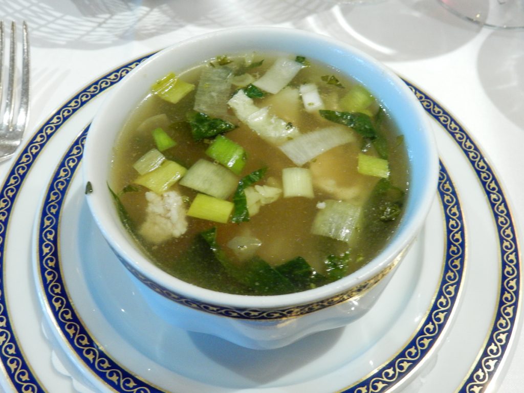 Eurodam Gala Dinner Soup